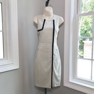 J Crew Super 120’s Merino Wool Sheath Dress ~ Women’s 0 $228 WORN ONCE!